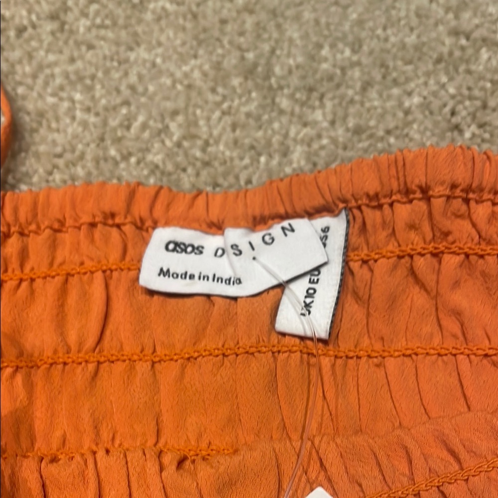 NWT!! ASOS Orange Women's Tube Top - Picture 3 of 4
